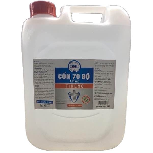 Cồn 70 độ - cồn y tế sát khuẩn can 5 lít