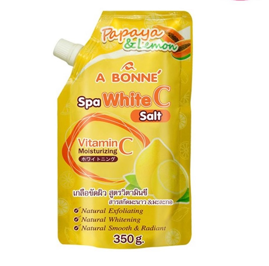 Muối Tắm Sữa Bò vitamin c yo gurt Tẩy Tế Bào Chết A Bonne Spa Milk Salt Thái Lan - 350gr