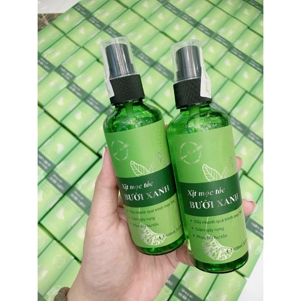 Xịt Mọc Tóc Bưởi Xanh 100ml Dưỡng Tóc Mềm Mượt