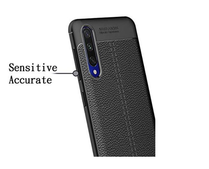 Ốp lung silicon dẻo vân da cho Xiaomi Mi A3