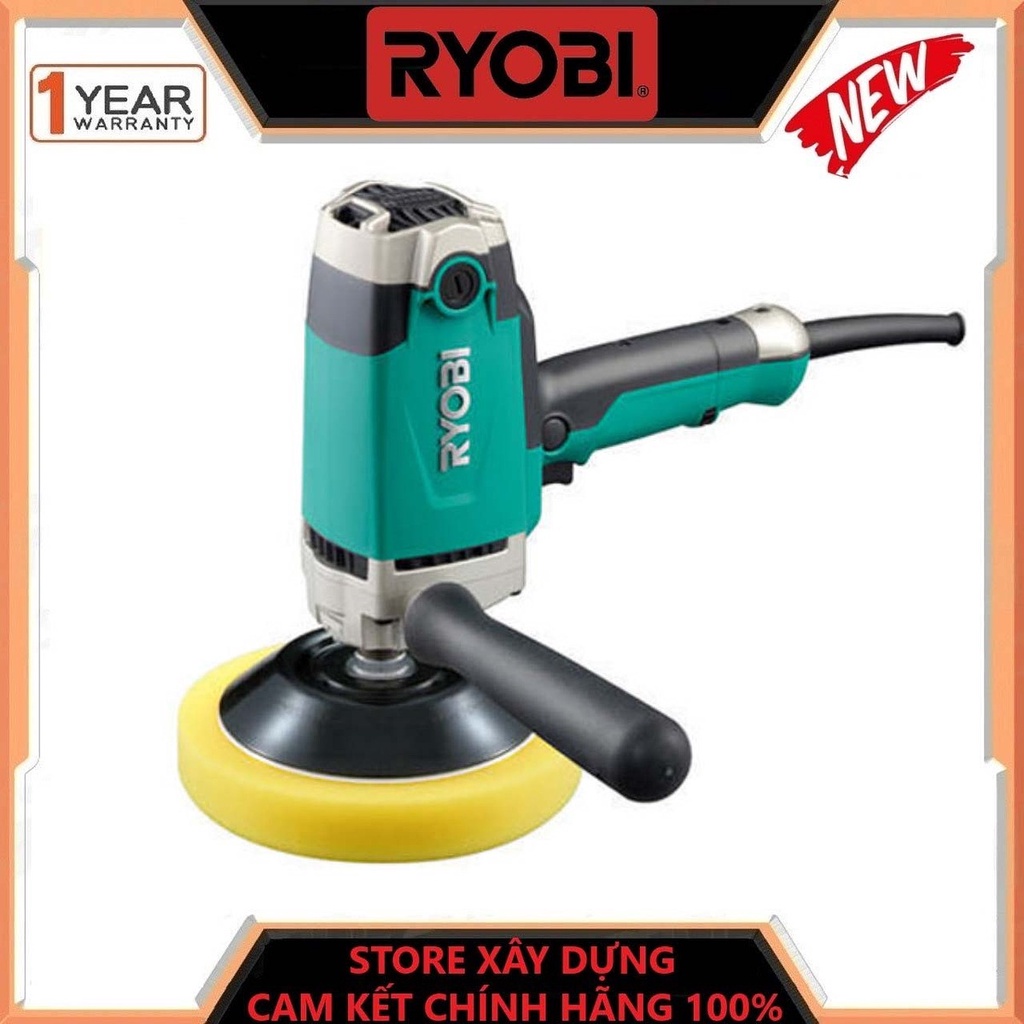 Máy đánh bóng 1100w 180mm kyocera ape201- hàng chính hãng