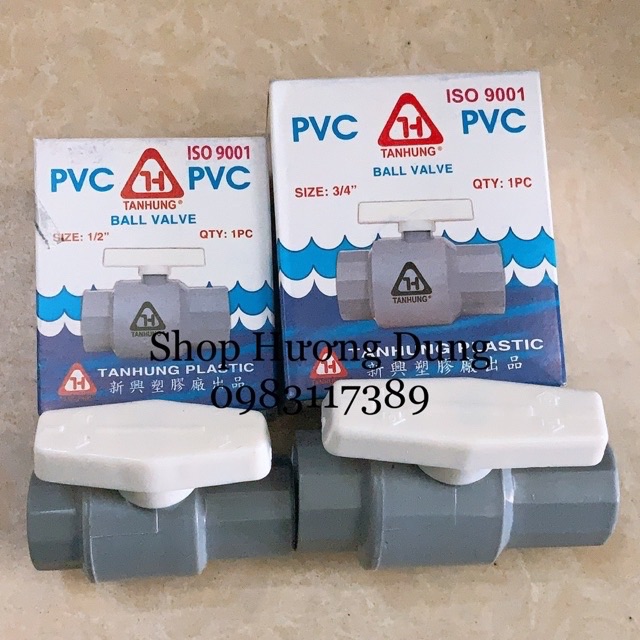 Van nhựa khoá ống nước PVC