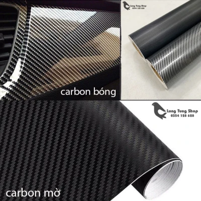 [HCM]Decal carbon dán xe - đề can cac bon có sẵn keo