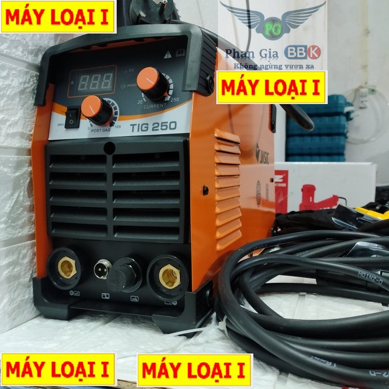 Máy hàn tig jasic 250a - tig 250a 2 chức năng khí và que đủ bộ