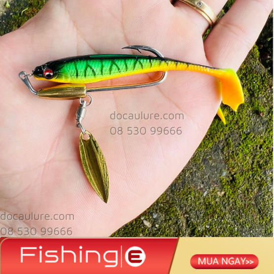 LƯỠI JIGHEAD THÉP AR15 MÓC MỒI MÊM 5g & 8g