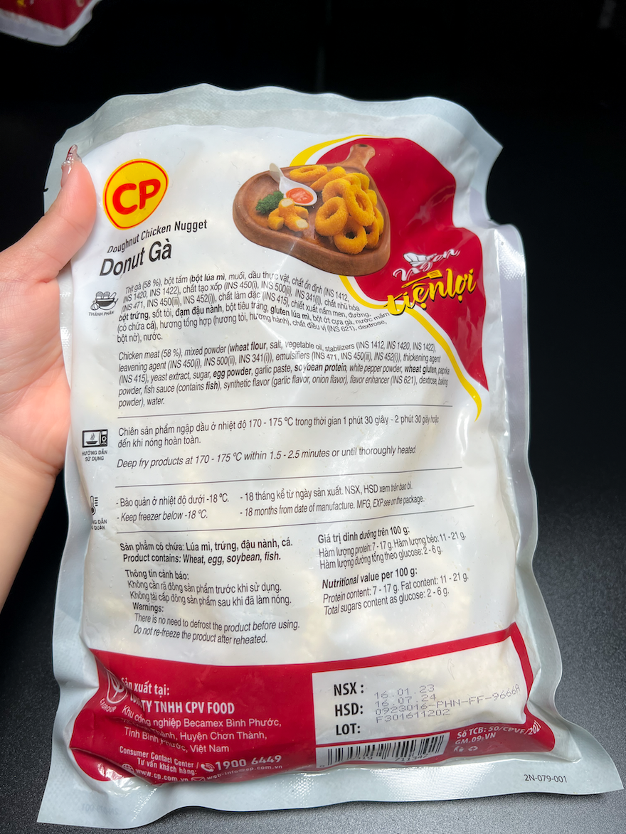 [2h] Donut gà cp 500g - gà rán giá rẻ