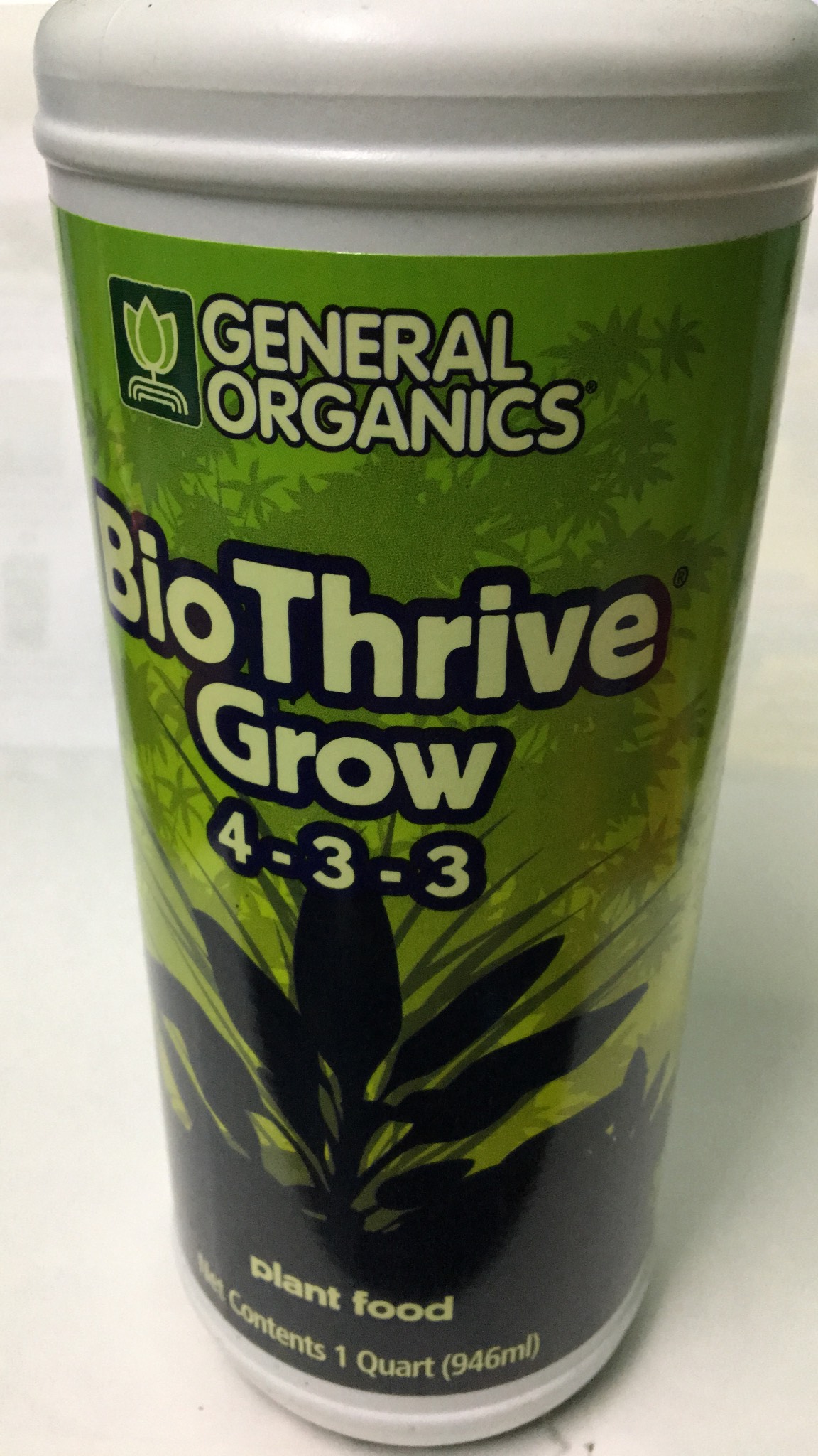 Phân bón lá Hữu cơ Bio Thrive 4-3-3 lọ 946ml