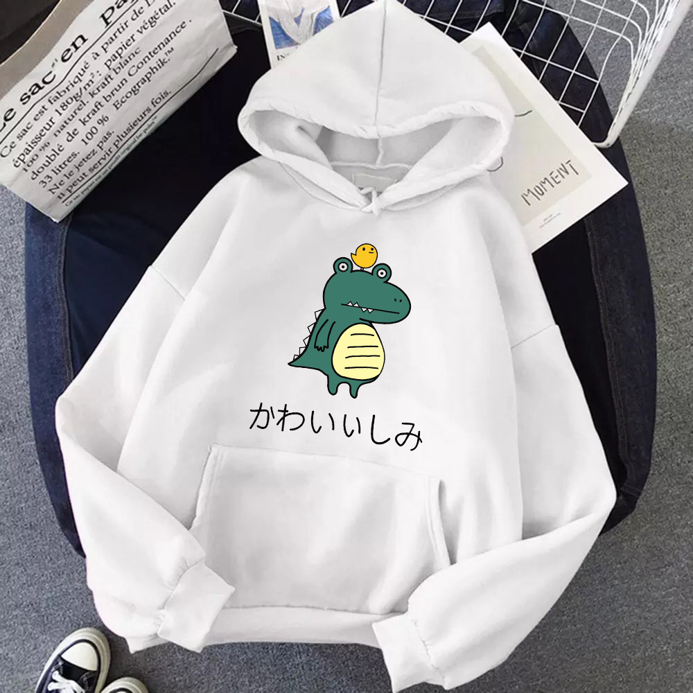 [Hoàn Tiền 15%] ÁO HOODIE NAM NỮ IN KHỦNG LONG (NHIỀU MÀU)