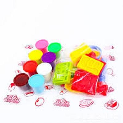 ( Giảm sốc) Đồ chơi đất sét 8 hộp màu không dính tay có nhiều khuôn làm bánh, do choi dat nan khong dinh tay co khuon lam banh danh cho be