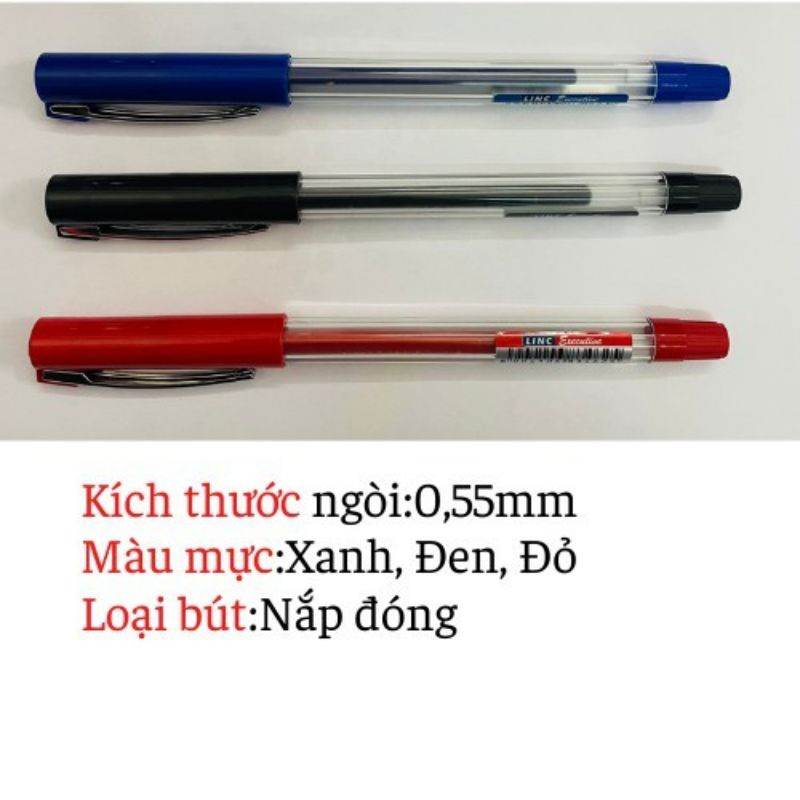 1 hộp bút LinC Excutive( 12 chiếc)
