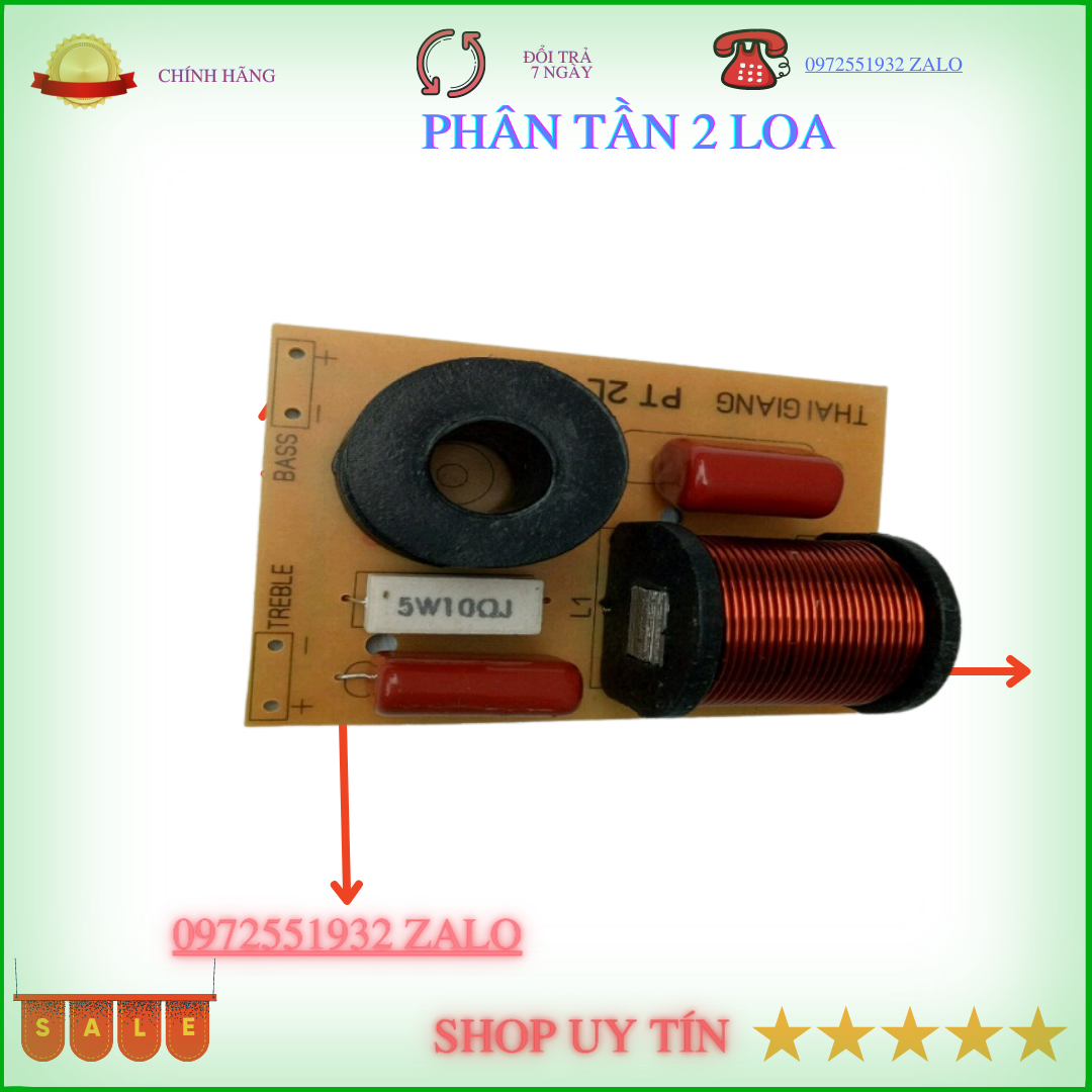 Combo 2 mạch phân tần 2 loa - 1 bass 1 trép