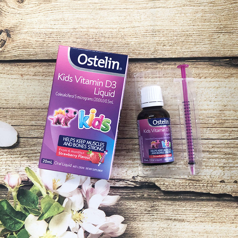 (ÚC - ĐỦ BILL) OSTELIN Kids Vitamin D3 Liquid 20ml
