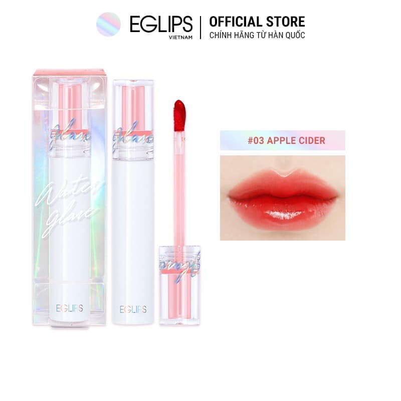 Son tint bóng Eglips Water Glaze Tint (Date 08~11/2022)
