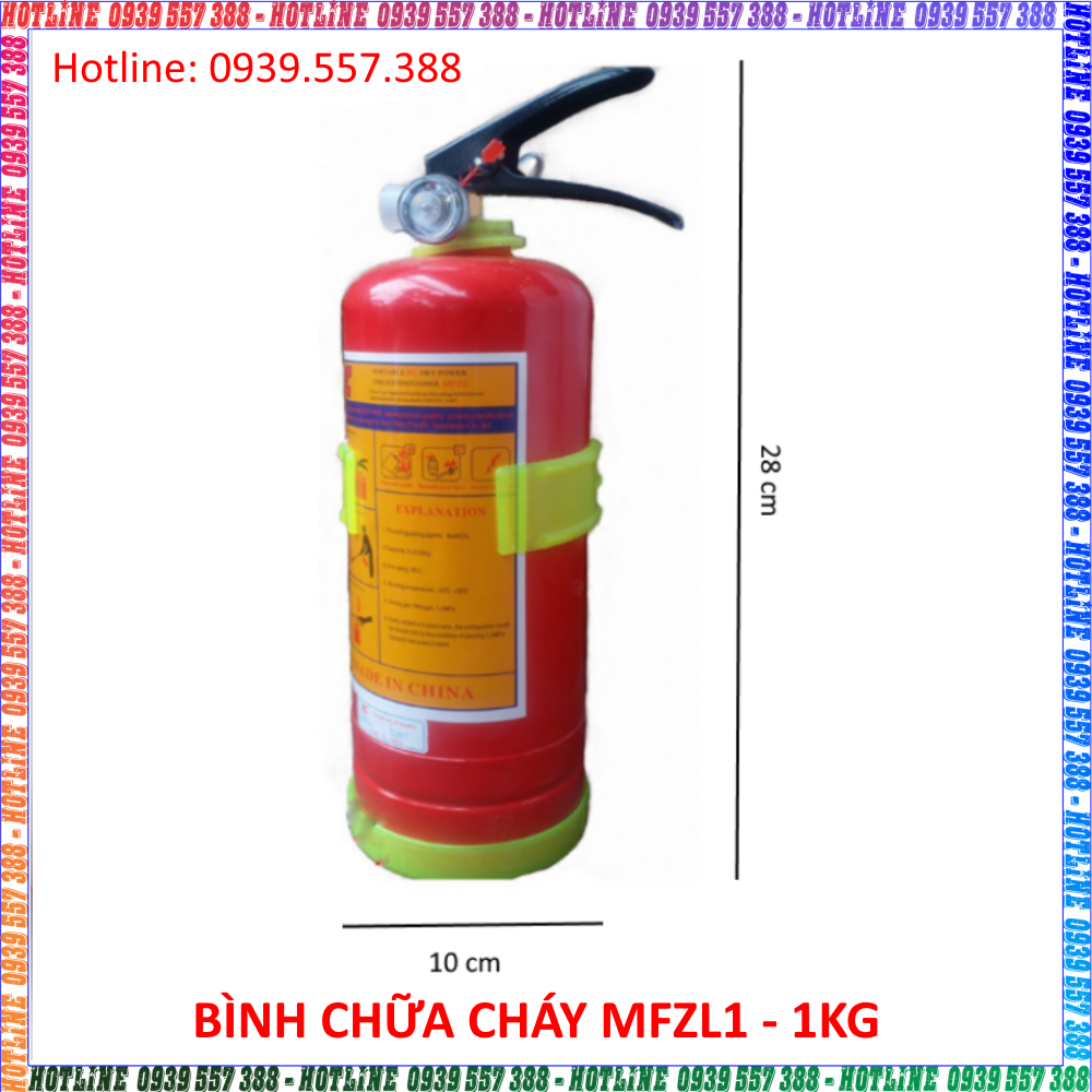 Fire extinguisher powder MFZL1 ABC 1kg