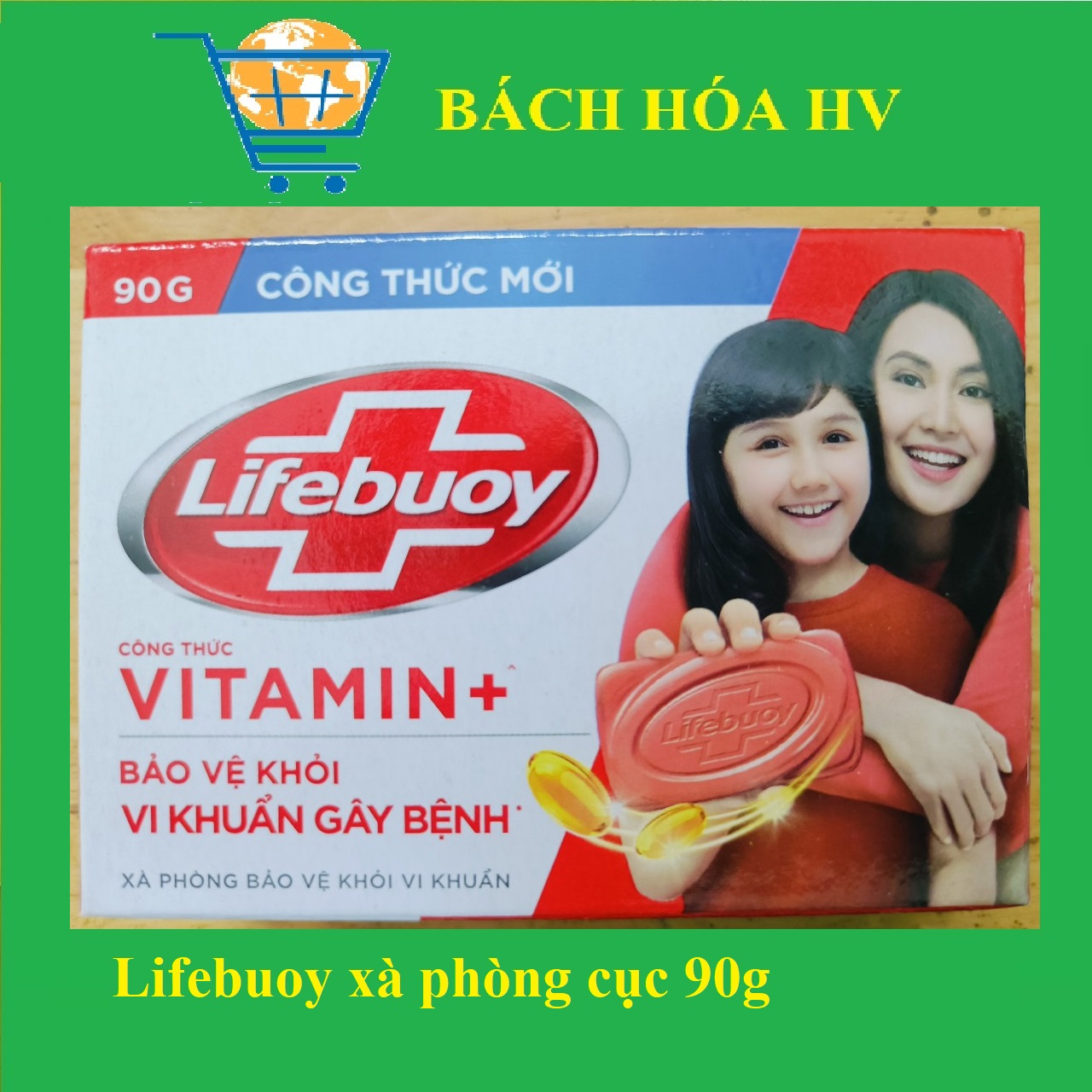 Lifebuoy xà phòng cục 90g - BACH HOA HV