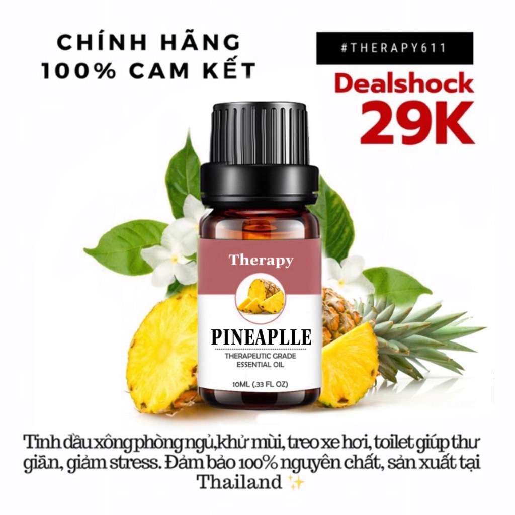 Tinh Dầu Nguyên Chất Hương Dứa - Pineaplle Therapy