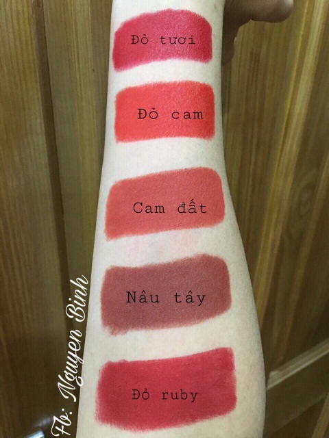Màu Khoáng Làm Son Môi (Màu Mỹ Mix, Kèm Ảnh Thật)