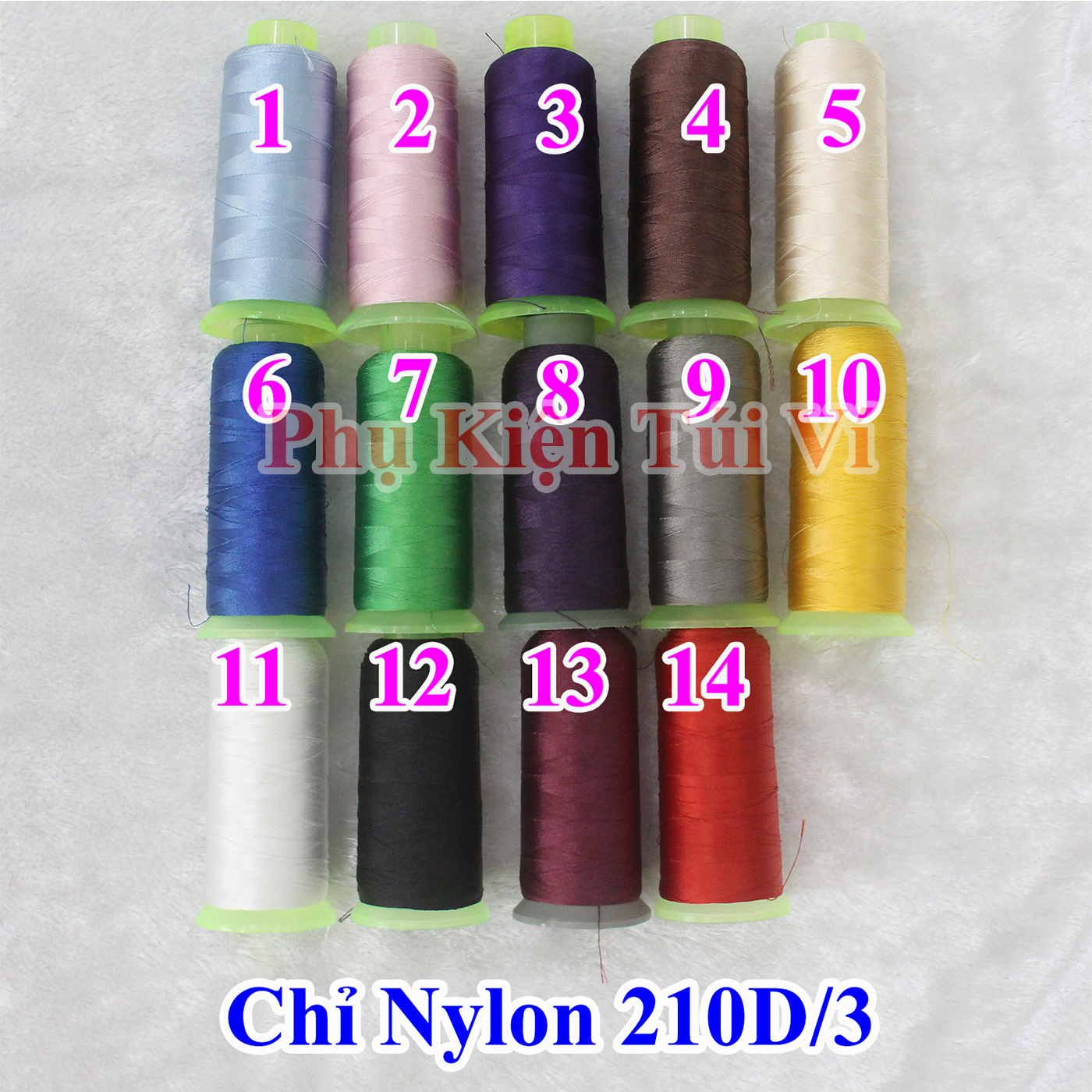 Chỉ nylon 210D/3 làm handmade