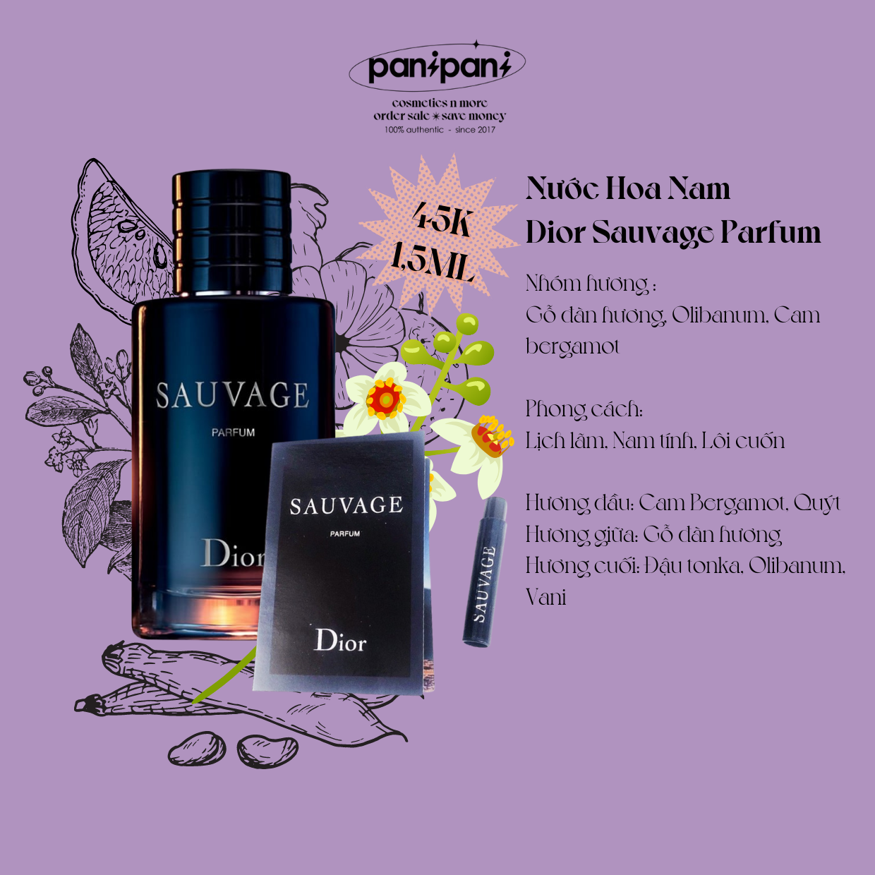 [100% AUTH] Vial Sample Nước Hoa Dior