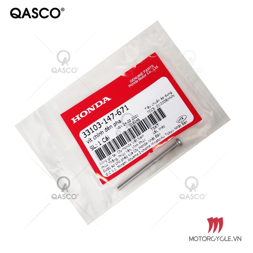 Vít chỉnh đèn pha HONDA DREAM 100 (33103147671) QASCO