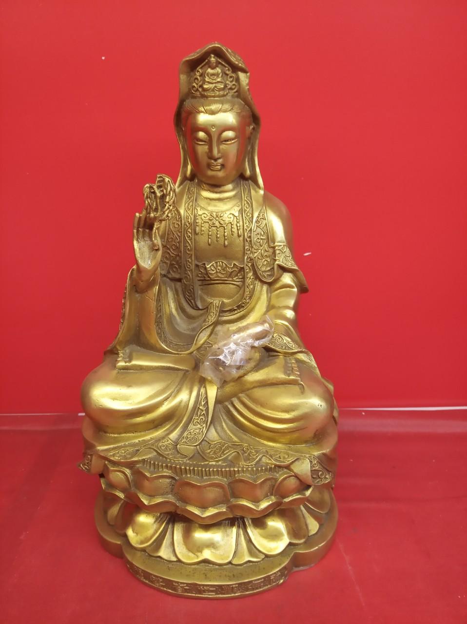 Tượng phật bà quan âm cao 27cm