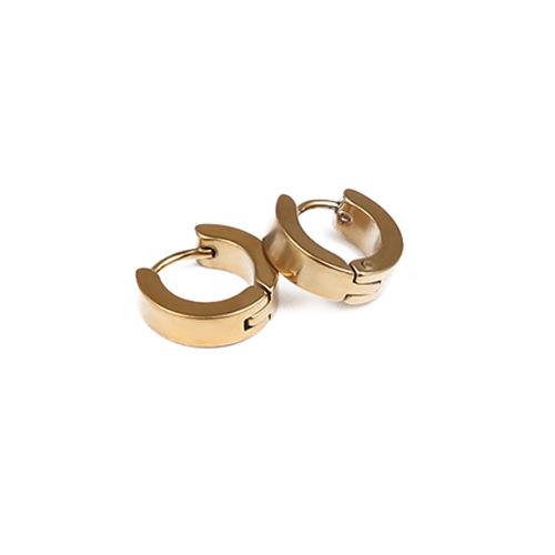 Pair of earrings titanium buckle cuffs Exo Korean style-piercing (2 pcs)