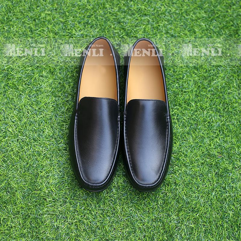 Giày lười, giày mọi nam da thật MENLI GLLZ123 (Đen, Nâu)