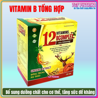 Viên Uống Bồi Bổ Sức Khỏe 12B Ginseng Extract Đông Trùng Hạ Thảo thumbnail