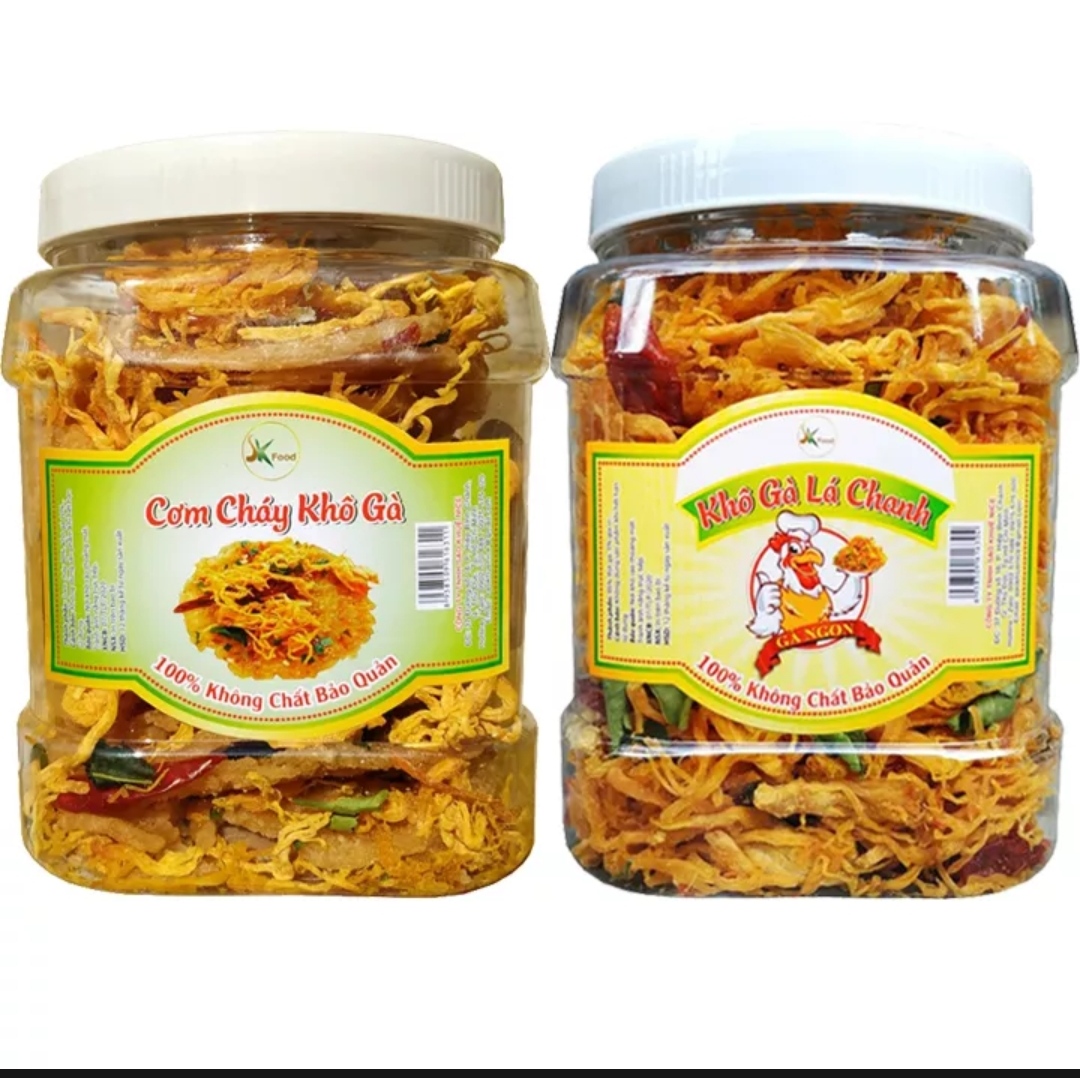 KHÔ GÀ LÁ CHANH- 500GR