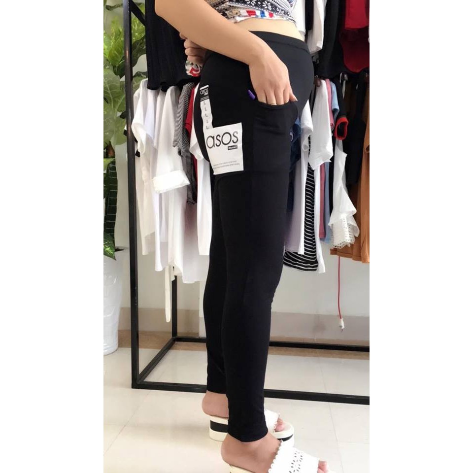 Quần Legging Bầu/💖💖 Quần Legging Nâng Mông Bầu