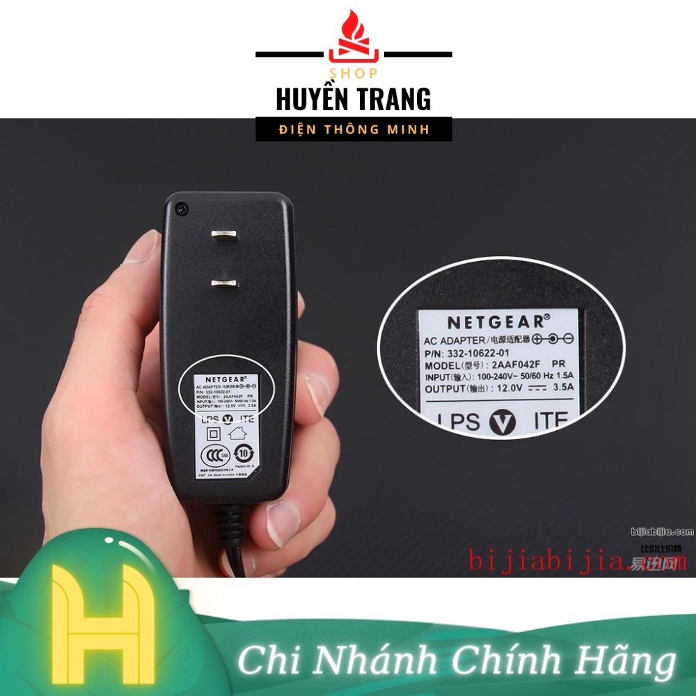 [Nguồn Chuẩn] Nguồn Adapter 12V 3.5A NETGEAR Jack 5.5x2.1MM💚💚12V3.5A 2AAF042F