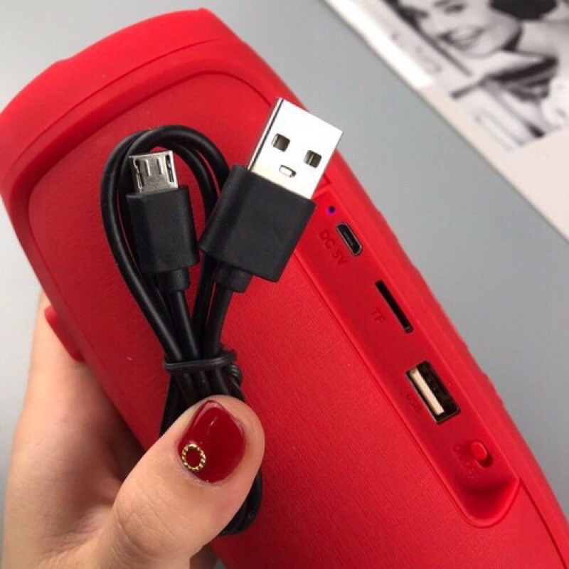 Loa Bluetooth Không Dây Charge 3 Mini Vỏ Nhôm Nghe Nhạc Hay, Âm Thanh Chất Lượng, Hỗ Trợ Cắm Thẻ Nhớ Tf, Usb