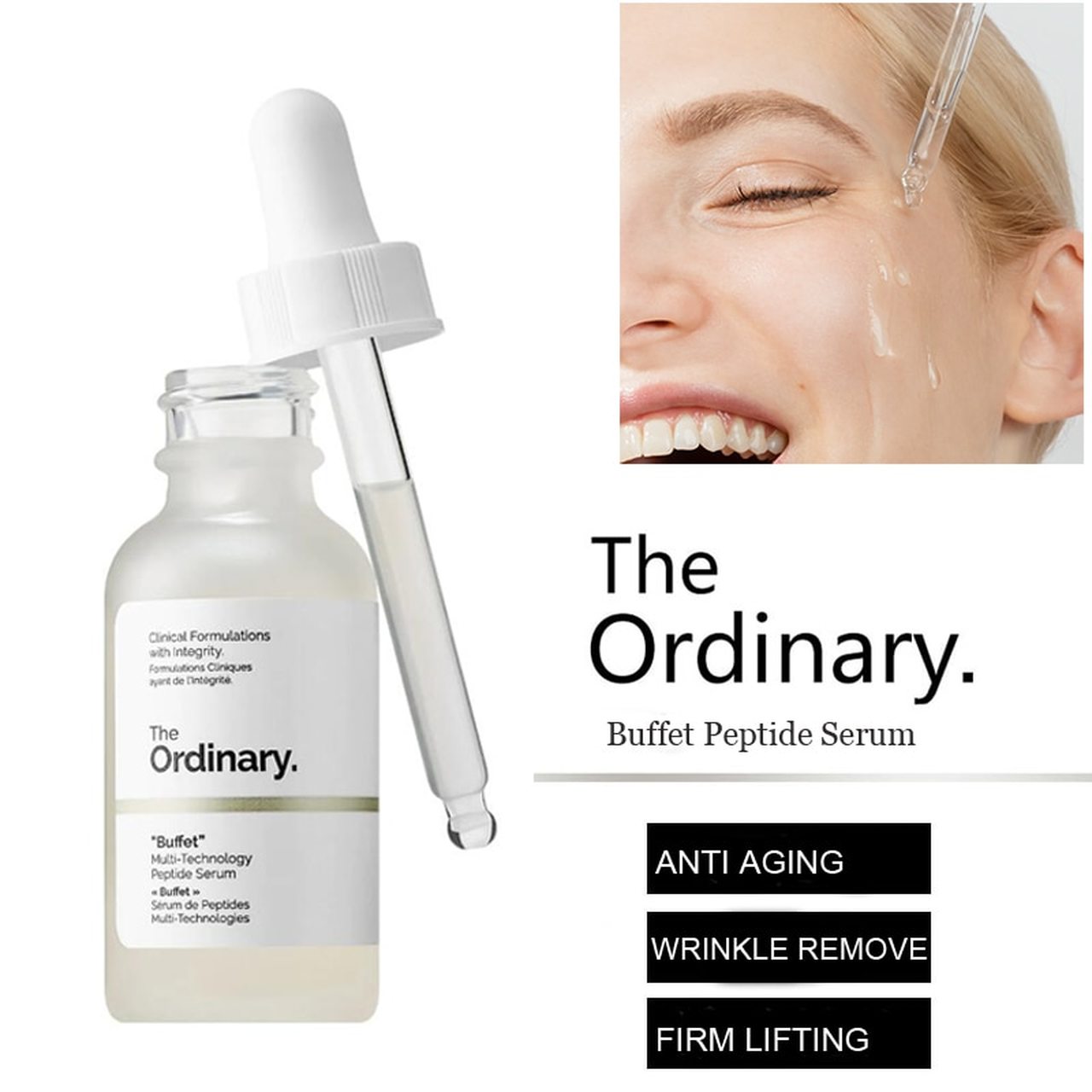 [HCM]Serum chống lão hóa The Ordinary Buffet Multi-Technology Peptide Serum 30ml