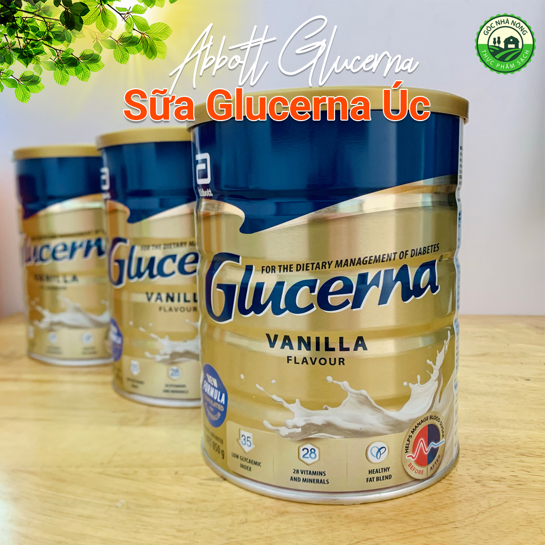Sữa Glucerna Úc 850g (Nhập khẩu trực tiếp)