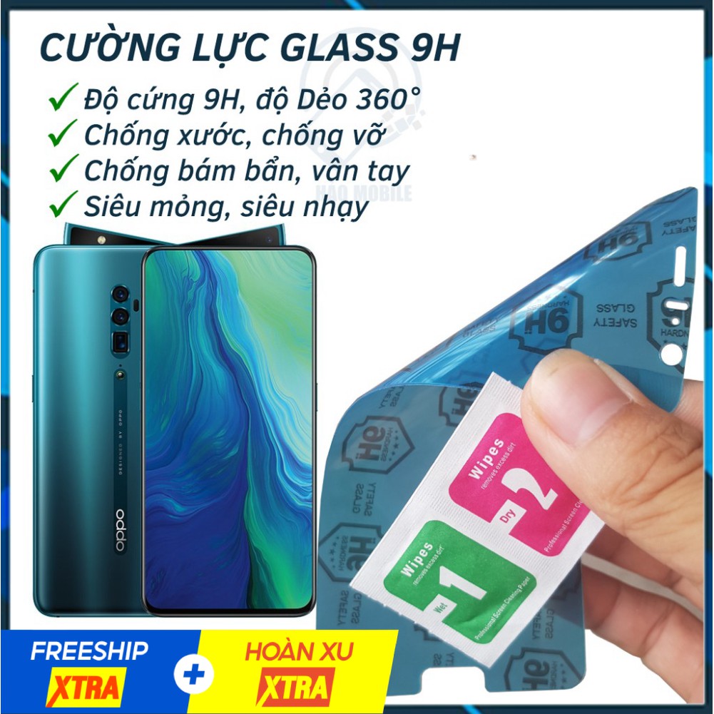 Dán cường lực dẻo nano Oppo Reno 10X