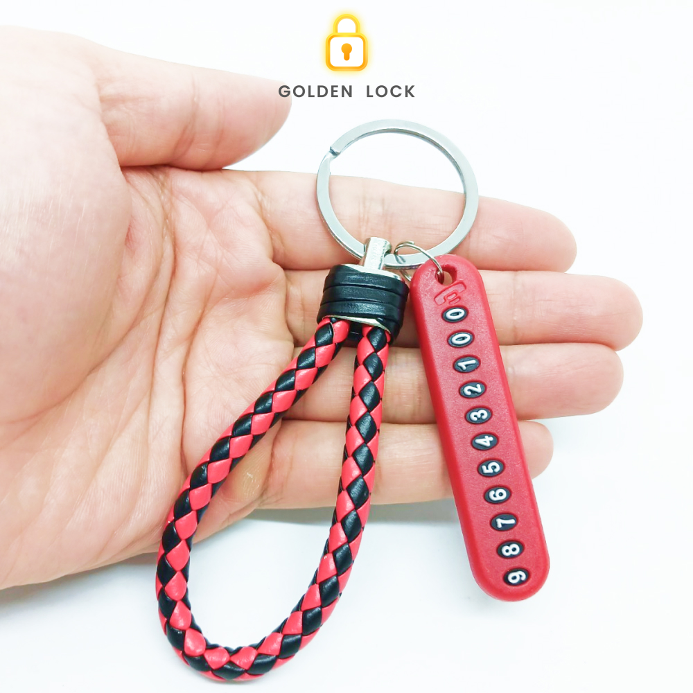 Móc khóa số điện thoại