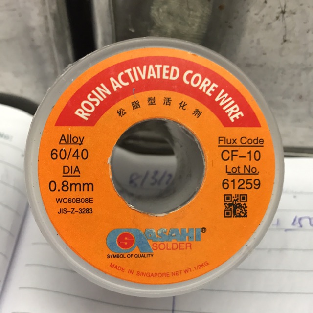 Thiếc asahi 0.8-500 g hàng singapo