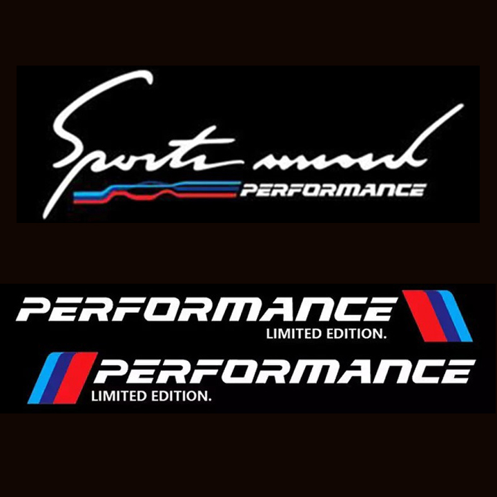 [HCM]Combo 2 tem dán cửa + 1 tem sport mind dán capo xe ô tô Performance