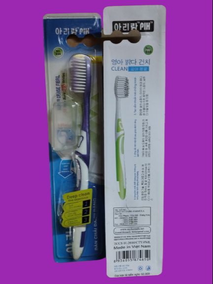 Bàn chải đánh răng lông mềm công nghệ Hàn Quốc combo 10 cây