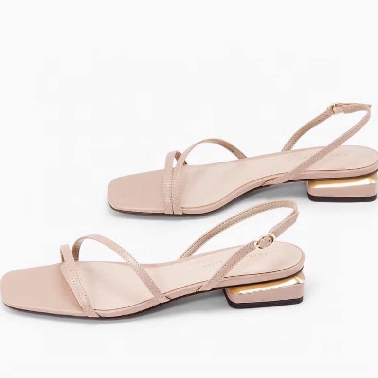 Dép sandal quai chéo gót 2p cao cấp