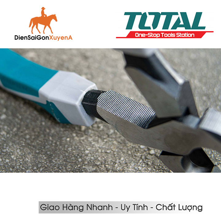 Kìm điện kềm răng 9,5inch 240mm Total THT210906S