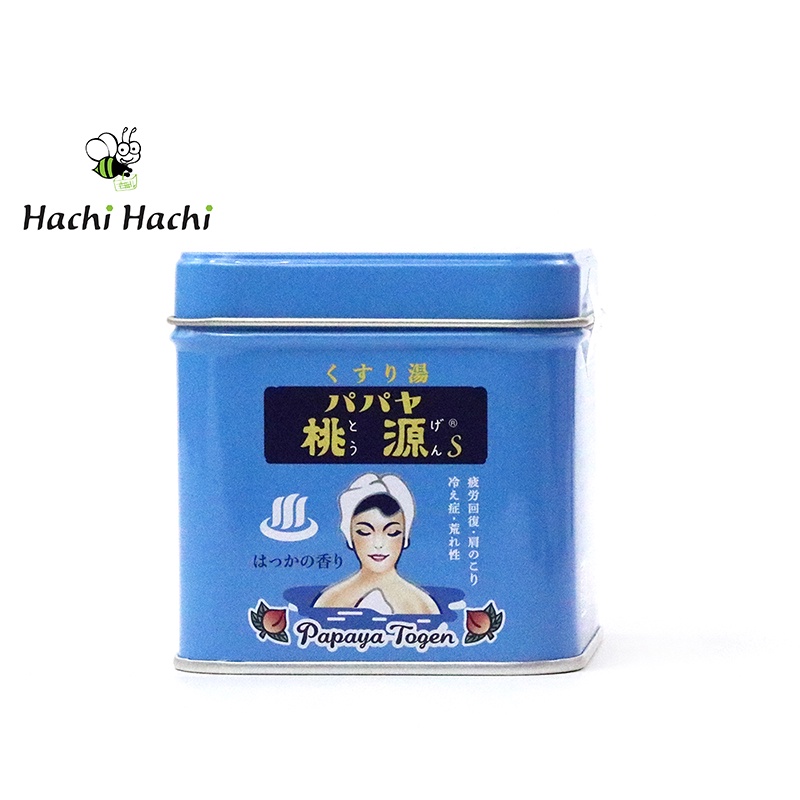 Muối tắm mùi bạc hà Papaya Togen Goshu yakuhin 70g - Hachi Hachi Japan Shop
