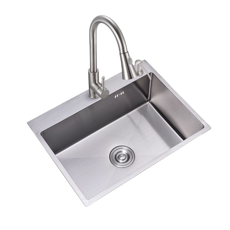 chậu rửa chén bát đúc 6045 (60x45cm) inox sus 304