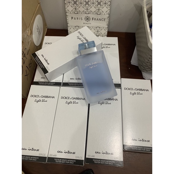 Nước hoa nữ D&G Light Blue Eau Intense EDP 100ml Tester (hộp như hình)