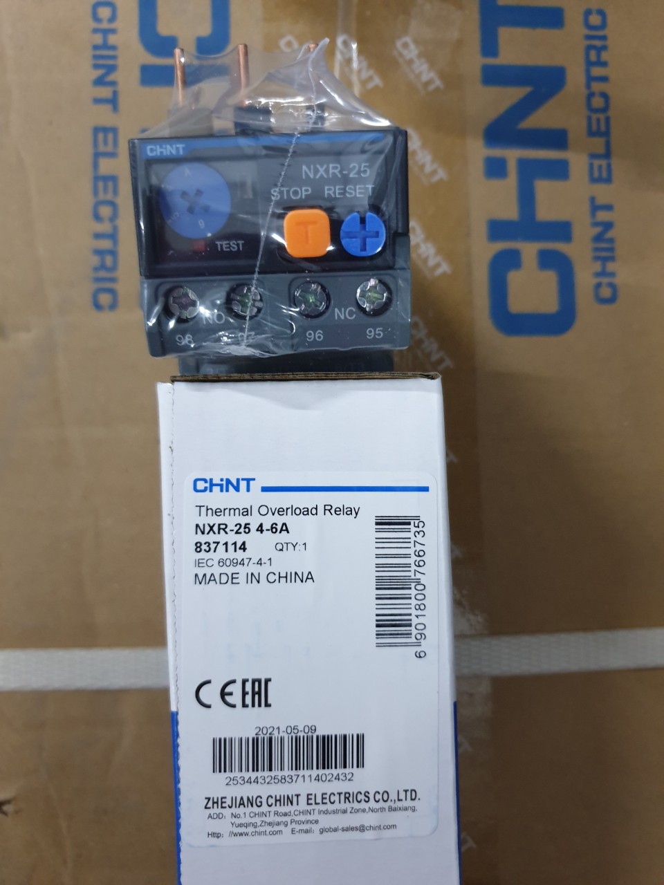 Rơ le nhiệt Chint NXR-25