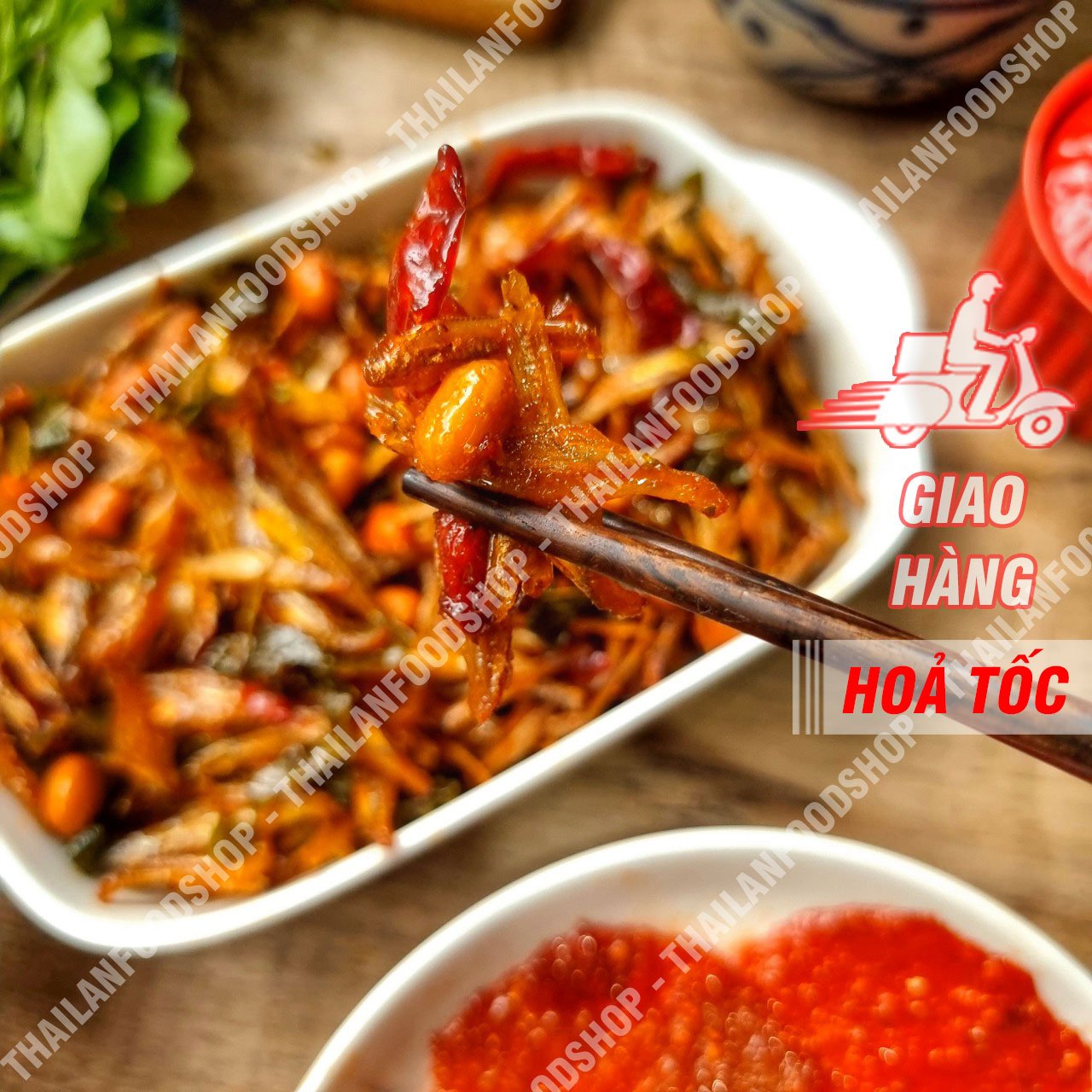 CÁ CƠM RIM ĐẬU PHỘNG (LẠC) Đặc Sản Nghệ An Lon 350gr