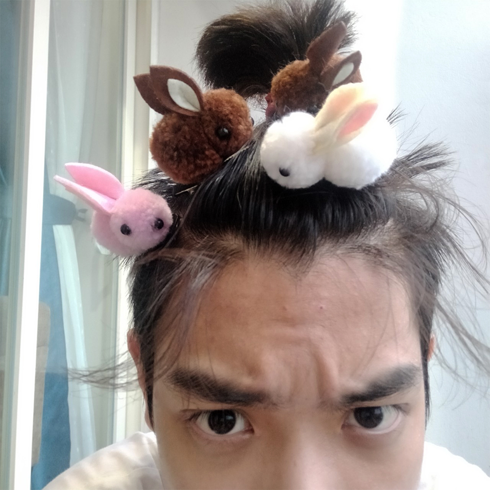 Dây Buộc Tóc, Kẹp Tóc Hình Thỏ Cute Giá Rẻ