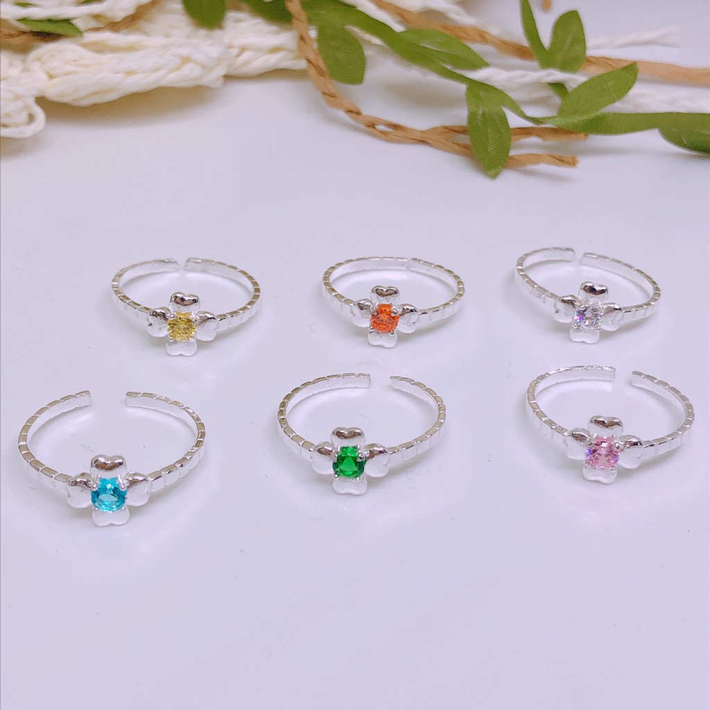 Nhẫn Hoa 4 Cánh Dạng Hở ( Free Size) - TRANG SỨC BẠC TNJ CAM KẾT HÀNG CHUẨN ẢNH, CHẤT LƯỢNG TỐT, PHỤC VỤ TẬN TÌNH, CHU ĐÁO