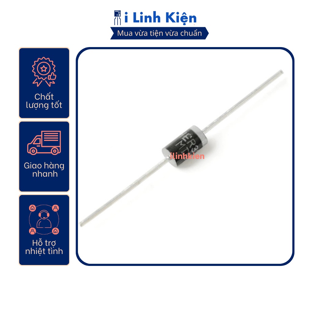 HER308 Diode xung 3A 1000V loại tốt