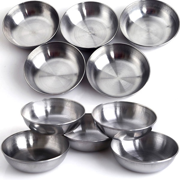 Bộ 20 chén inox 304 làm bánh bèo đựng nước chấm dày không gỉ